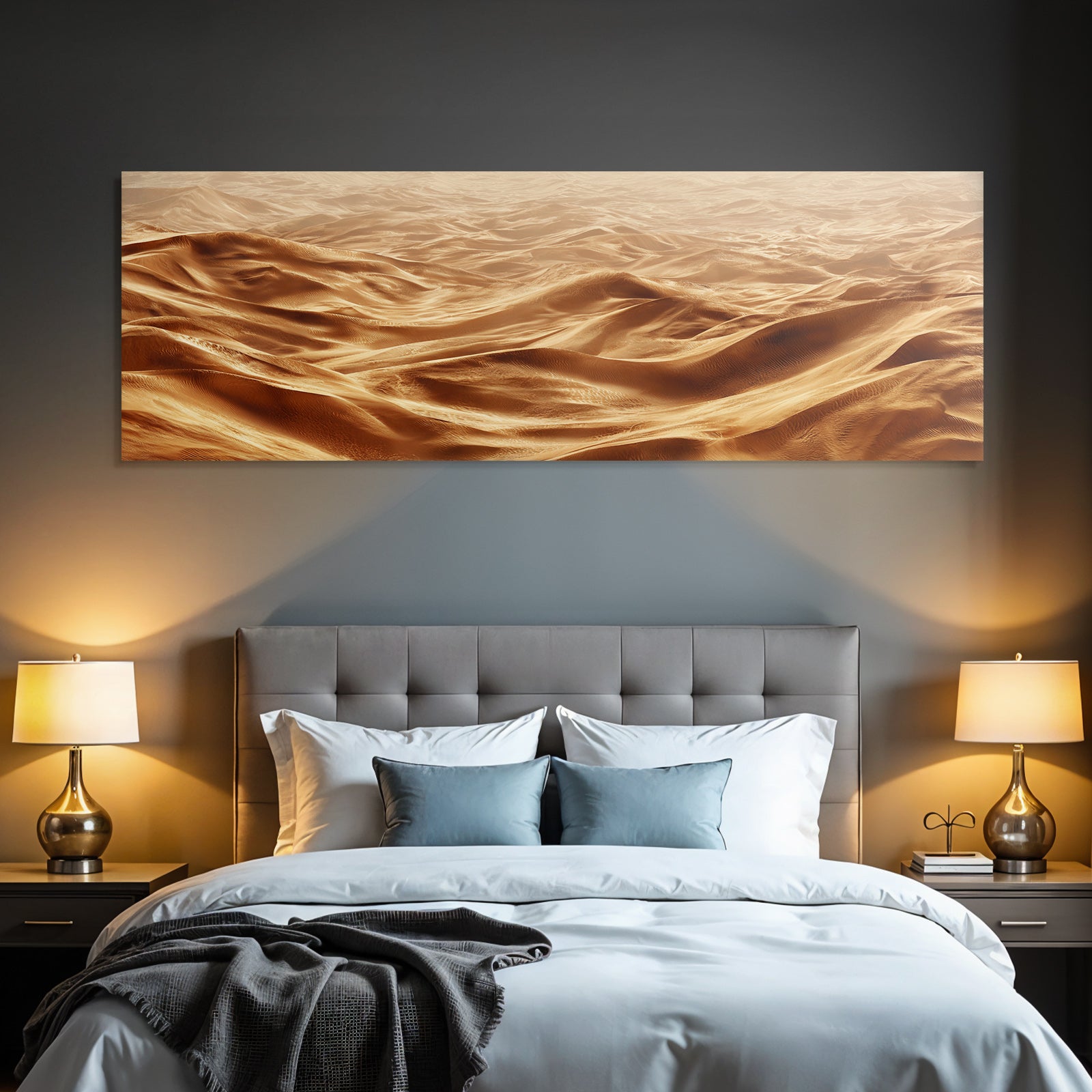 Desert sand dune landscape in the desert