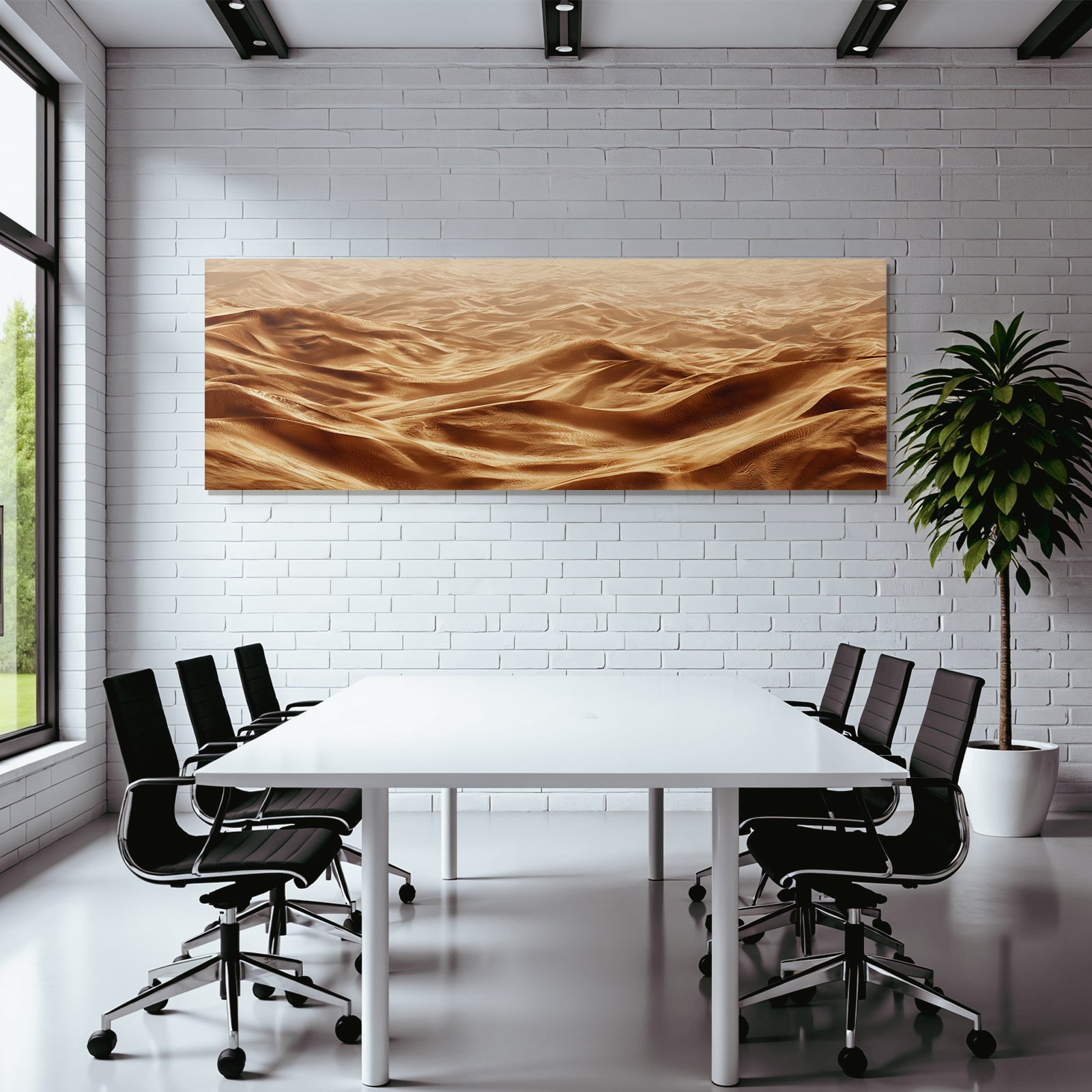 Desert sand dune landscape in the desert