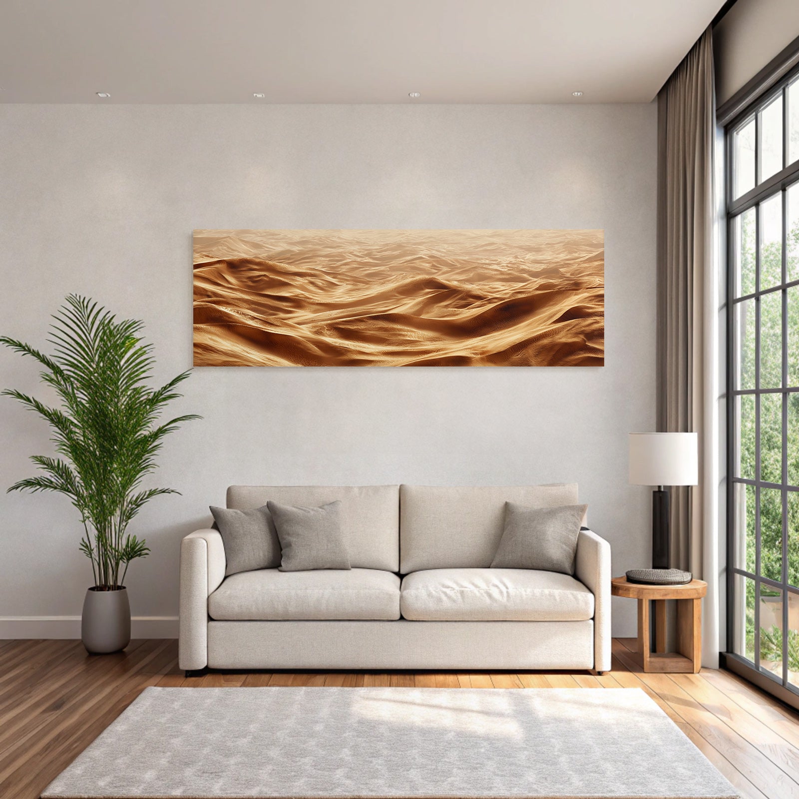 Desert sand dune landscape in the desert