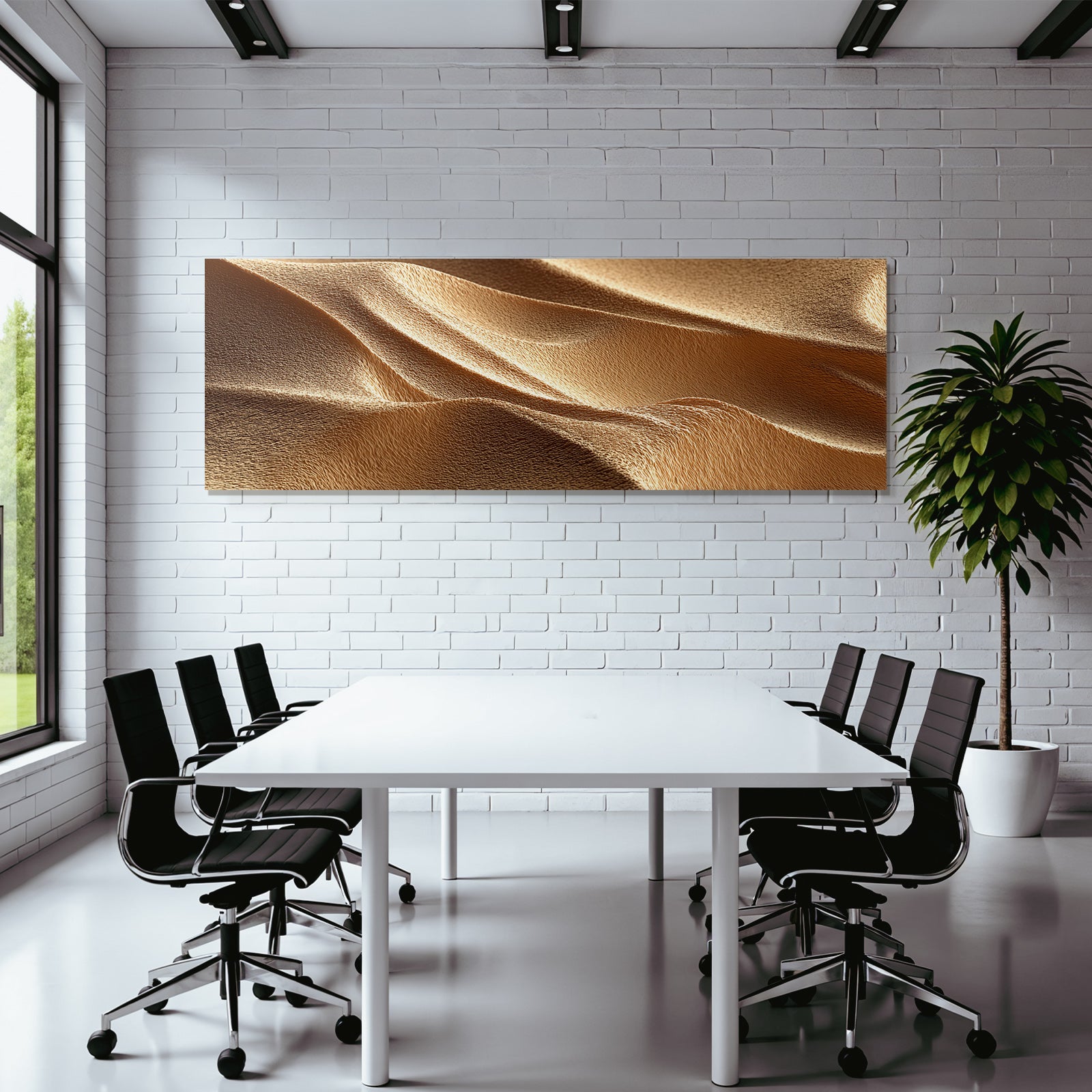 Desert Textured Golden Fabric With Pleats And Light Play