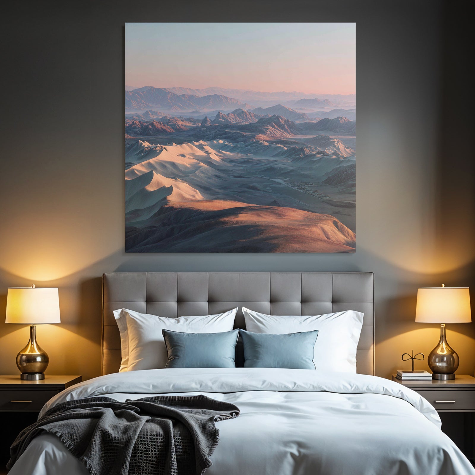 Deserts Breathtaking Landscape Mountains Valleys Sunrise Sunset Dreamlike Quality