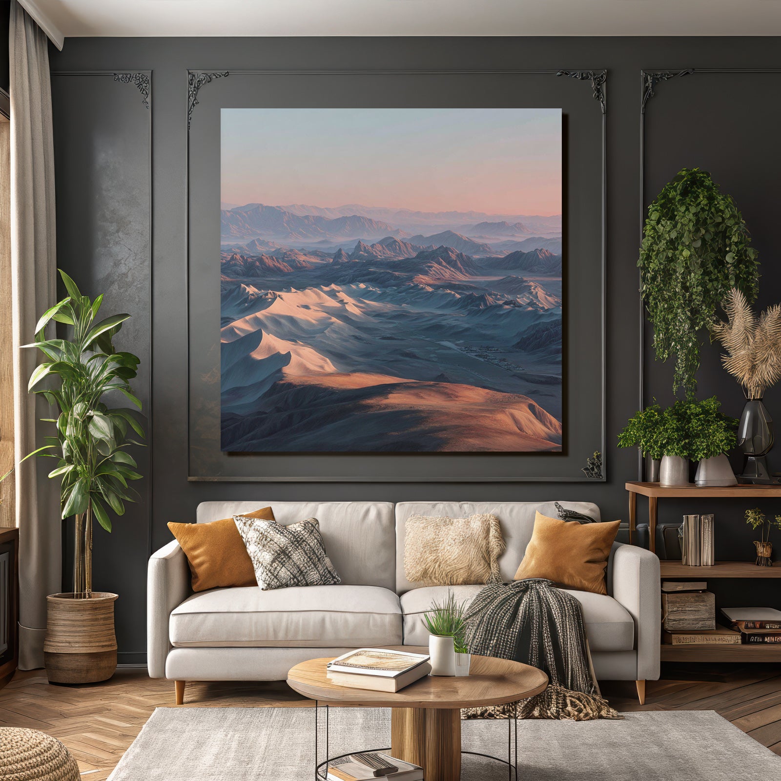 Deserts Breathtaking Landscape Mountains Valleys Sunrise Sunset Dreamlike Quality