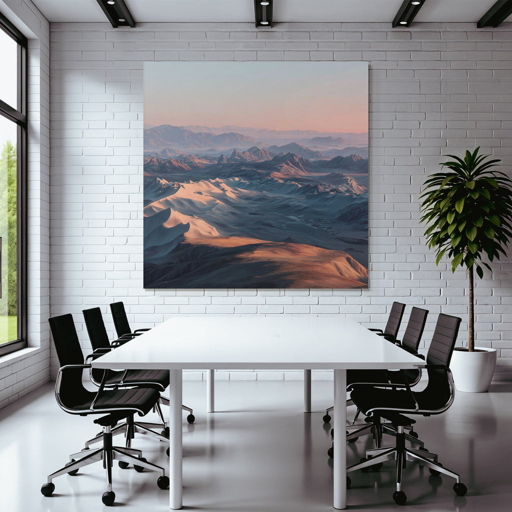 Deserts Breathtaking Landscape Mountains Valleys Sunrise Sunset Dreamlike Quality