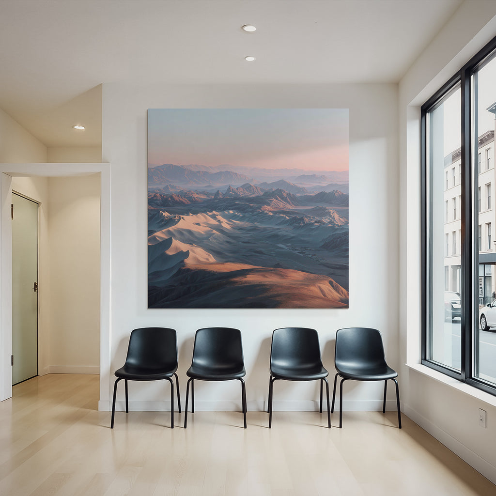 Deserts Breathtaking Landscape Mountains Valleys Sunrise Sunset Dreamlike Quality