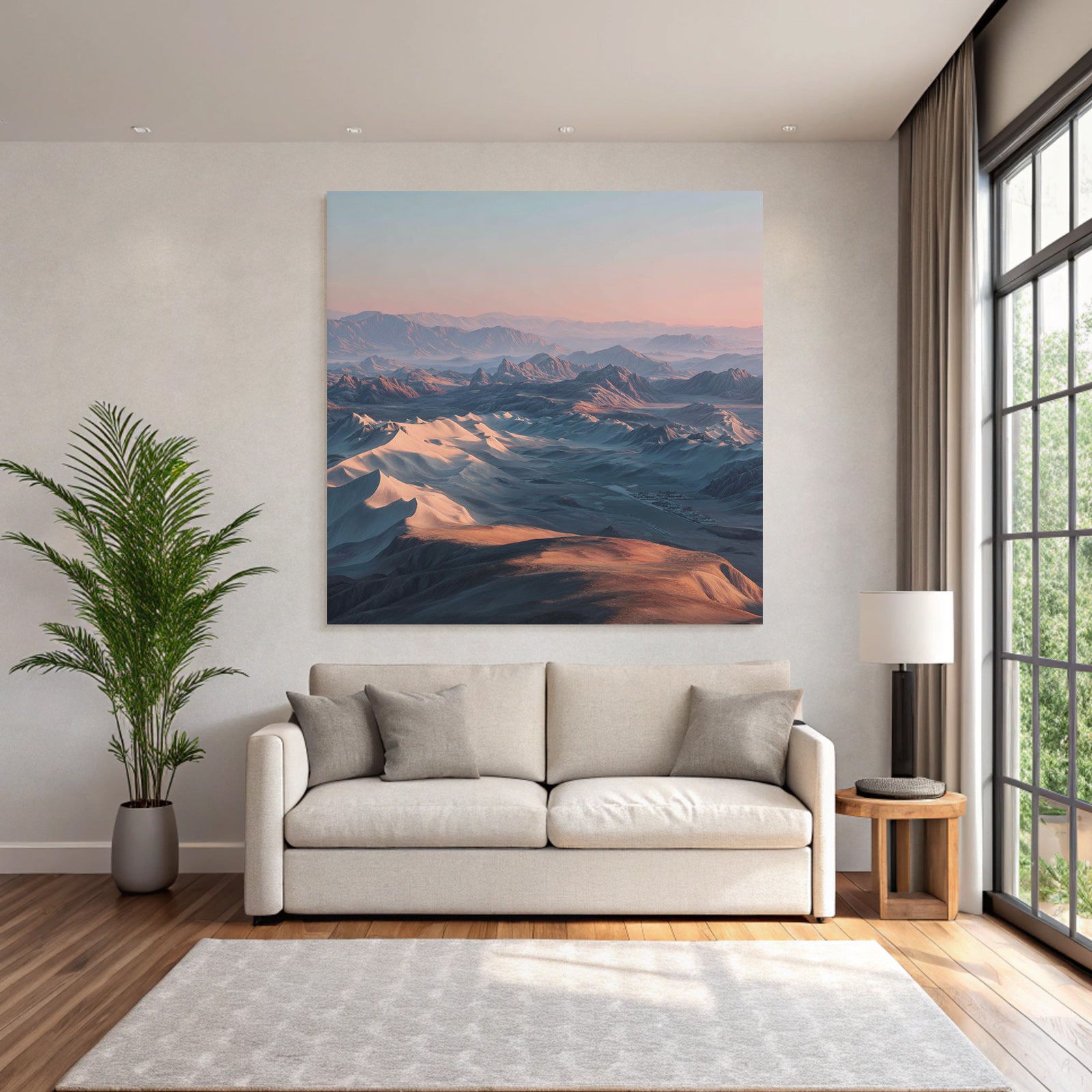 Deserts Breathtaking Landscape Mountains Valleys Sunrise Sunset Dreamlike Quality