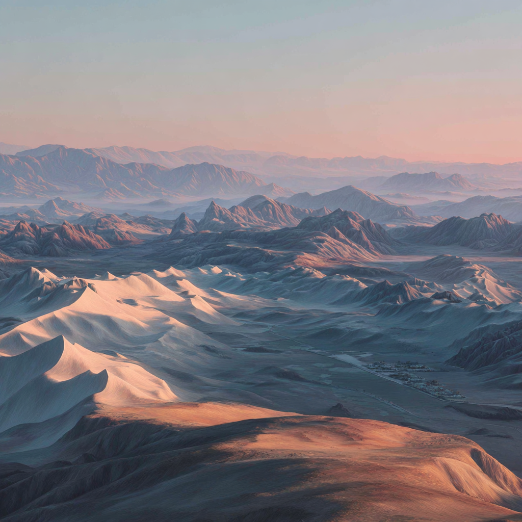 Wüsten Breathtaking Landscape Mountains Valleys Sunrise Sunset Dreamlike Quality | Wuesten und Savanne | Landschaften