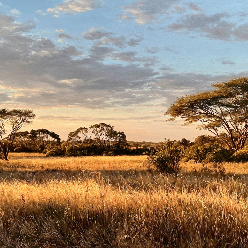 Wüsten Friedliche Landschaft Im Goldenen Licht Bei Sonnenaufgang Oder Sonnenuntergang | Wuesten und Savanne | Landschaften