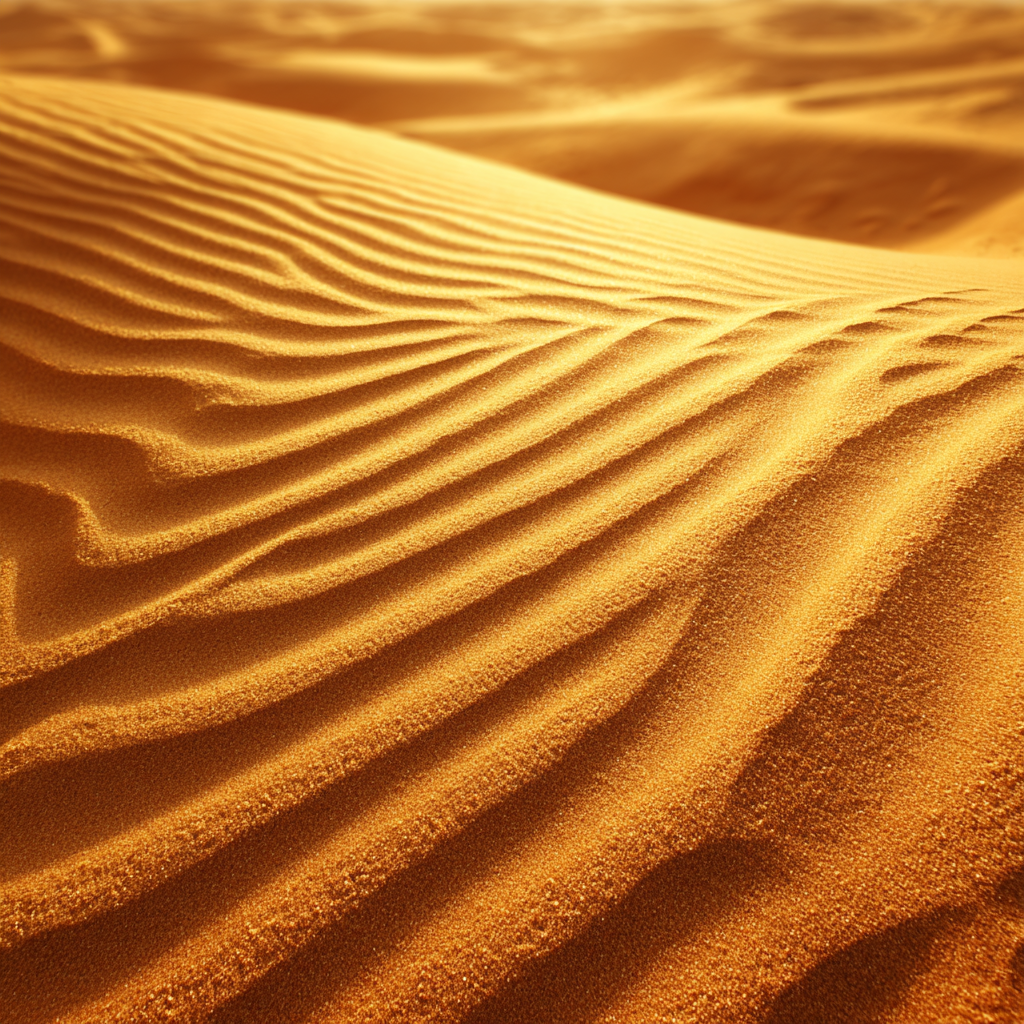 Wüsten Sanddünemuster Wind Wellenstruktur Warmes Goldenes Licht | Wuesten und Savanne | Landschaften