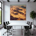 Desert sand dunes desert landscape morning sun