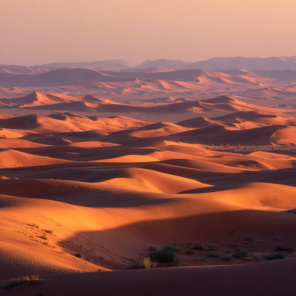 Wüsten Vastaus Wüste Mit Dünen Im Sonnenuntergang | Wuesten und Savanne | Landschaften