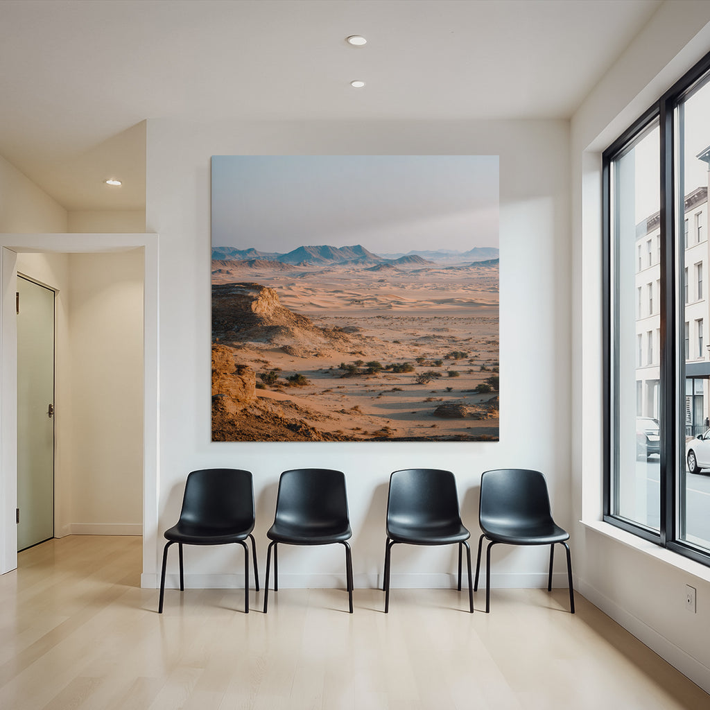 Deserts Vast desert landscape Warm tone Dimensions