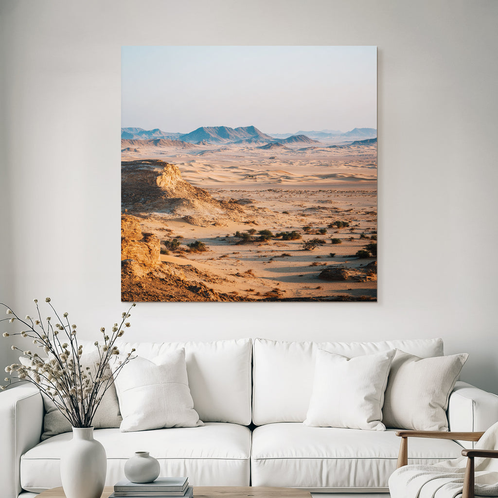 Deserts Vast desert landscape Warm tone Dimensions