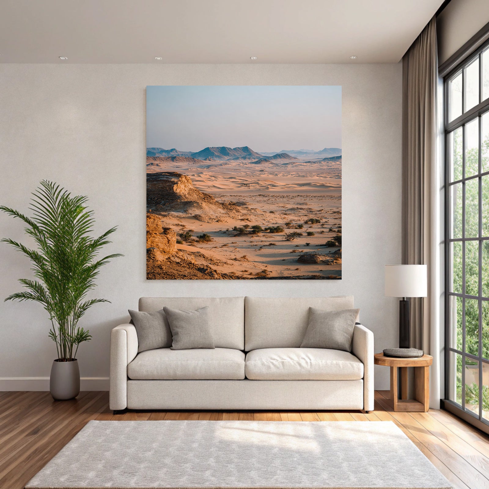 Deserts Vast desert landscape Warm tone Dimensions