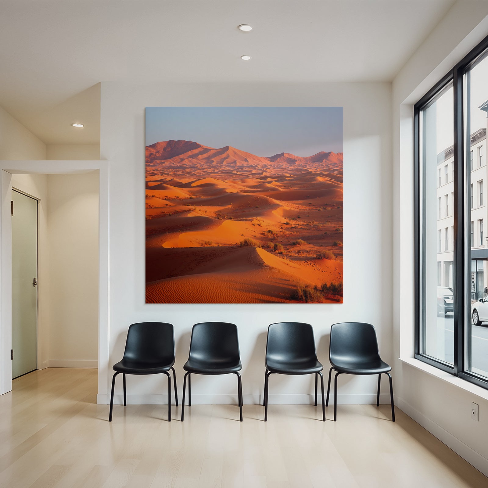 Deserts Desert landscape Sand dunes Sunset Golden light