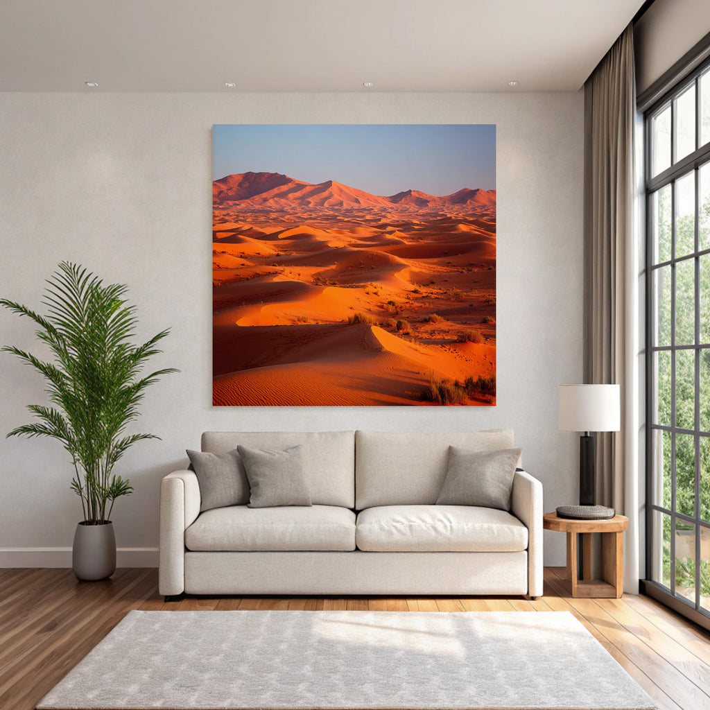 Deserts Desert landscape Sand dunes Sunset Golden light