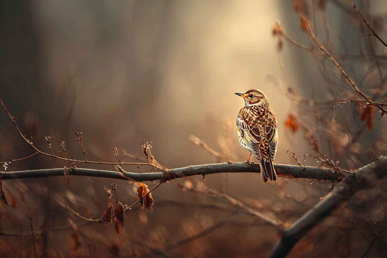 Vögel  Füchse  Eulen Vogel Auf Einem Ast Im Naturlichen Hintergrund | Wuesten und Savanne | Landschaften