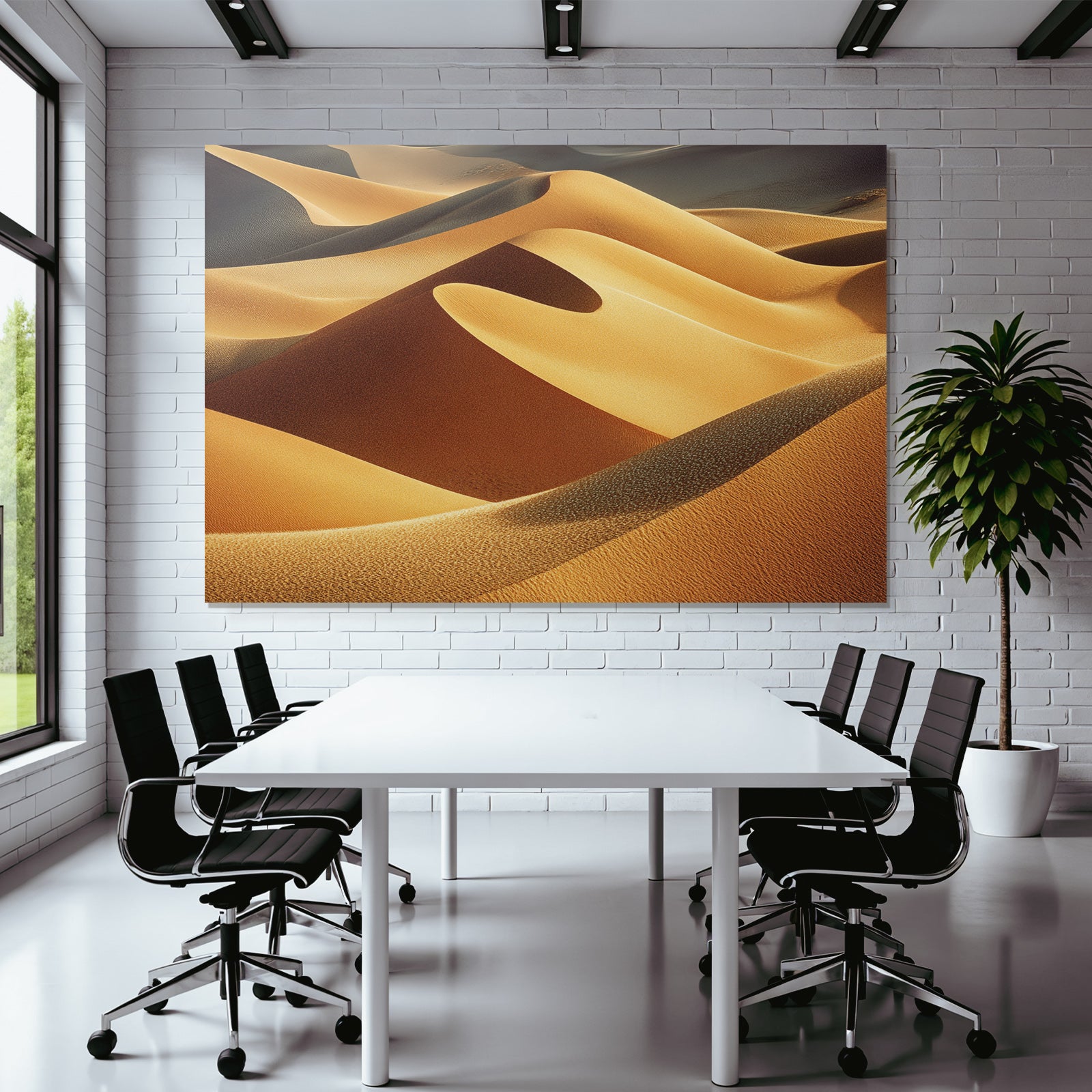 Desert Sand Dunes Closeup Golden Colors Textures