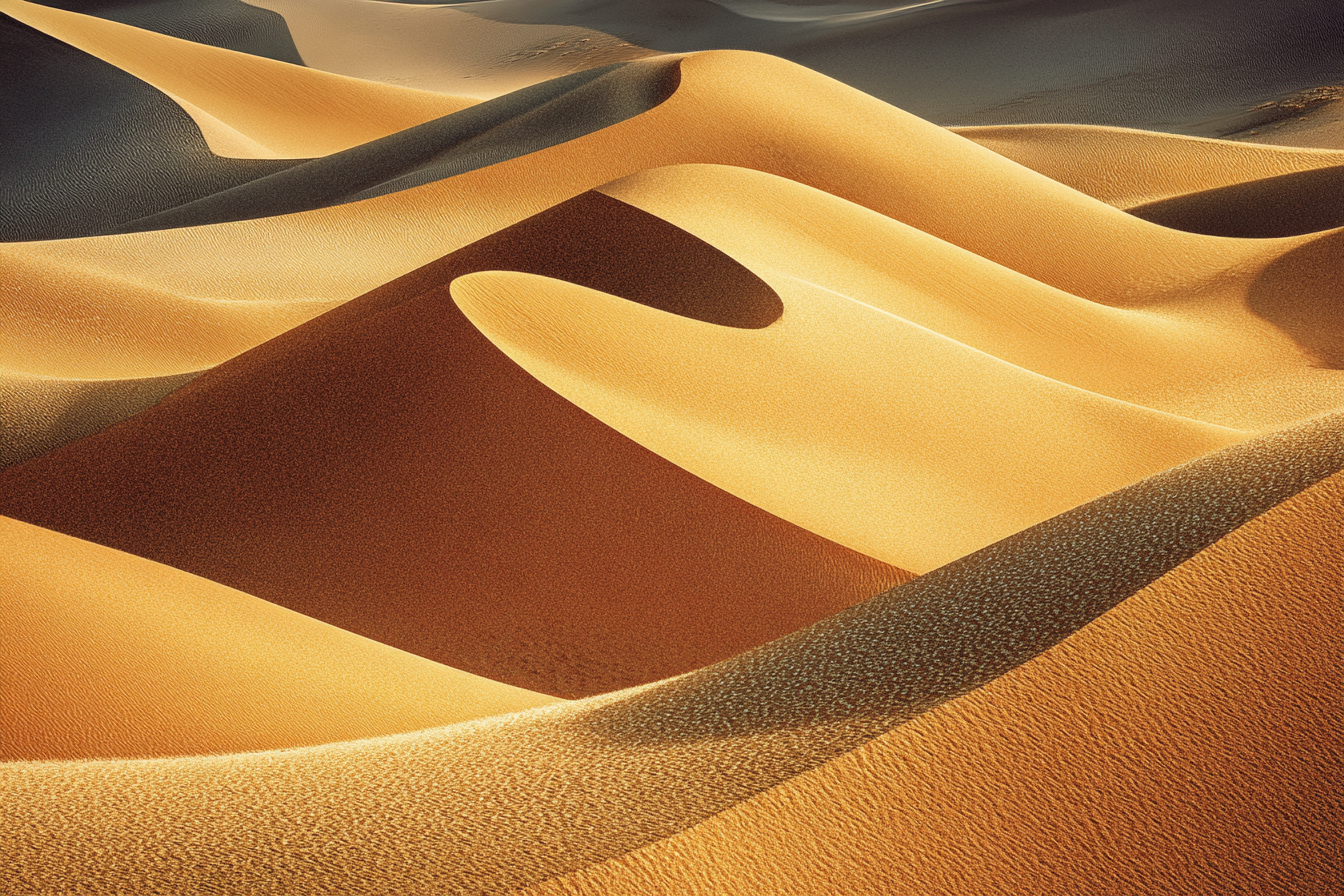 Wüsten Sanddünen Closeup Goldene Farben Texturen | Wuesten und Savanne | Landschaften