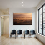 Desert sand dune landscape at sunset