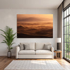 Desert sand dune landscape at sunset