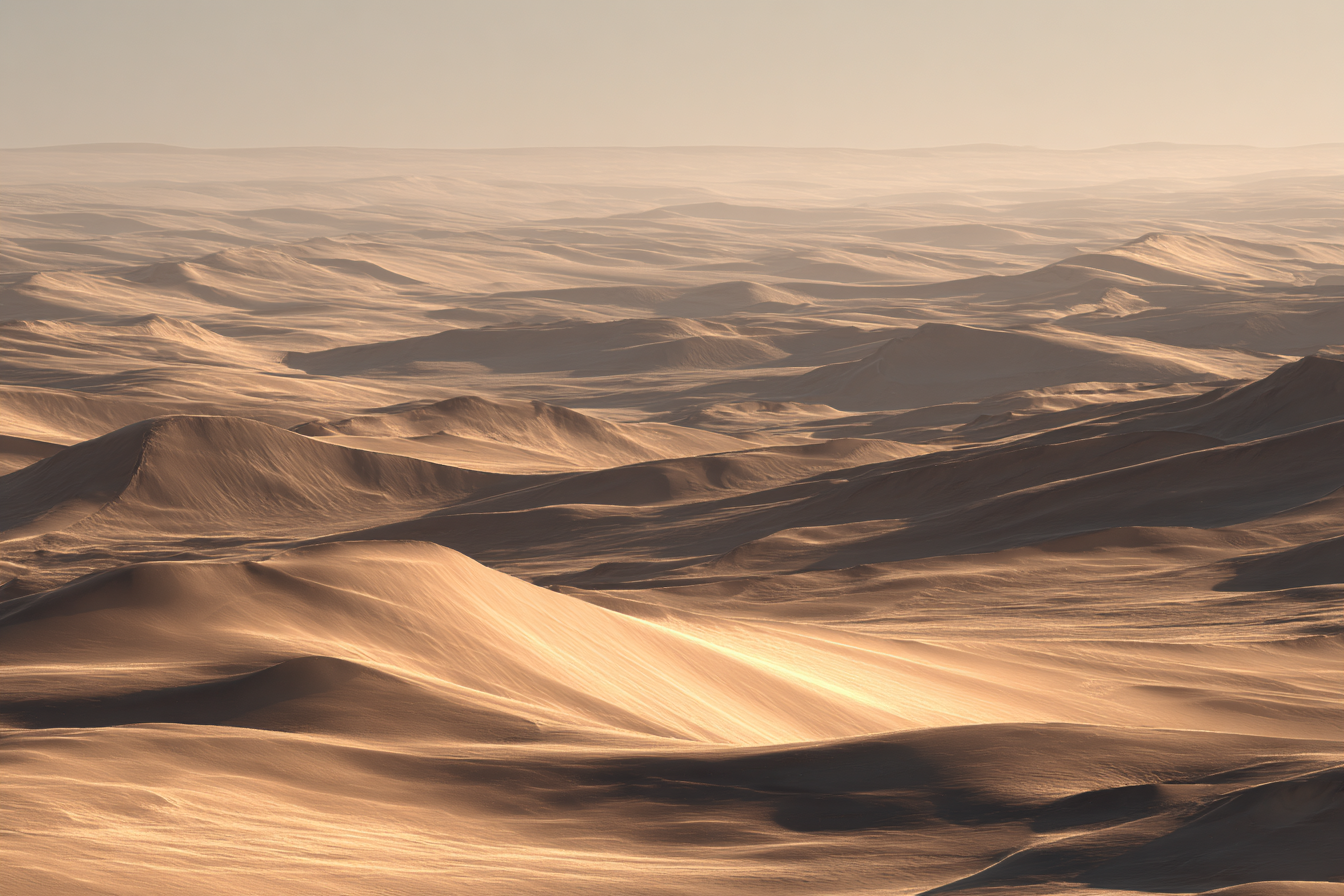 Wüsten Weites Arides Landschaft Mit Sanddünen Unscharf Sichtbarkeit | Wuesten und Savanne | Landschaften