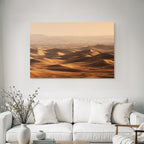 Deserts Wide desert landscape with sand dunes sunlight
