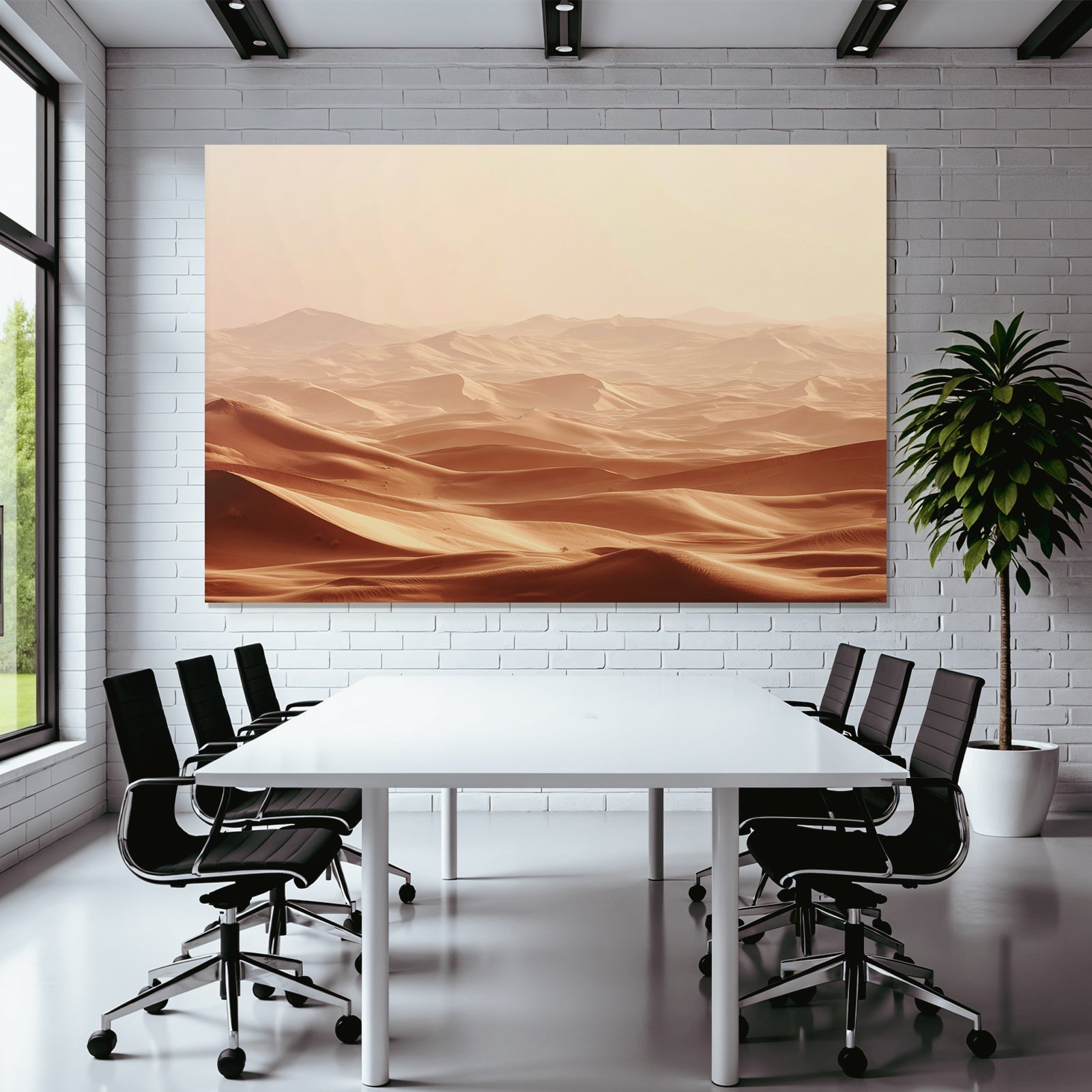 Deserts Desert landscape Sand dunes Soft light