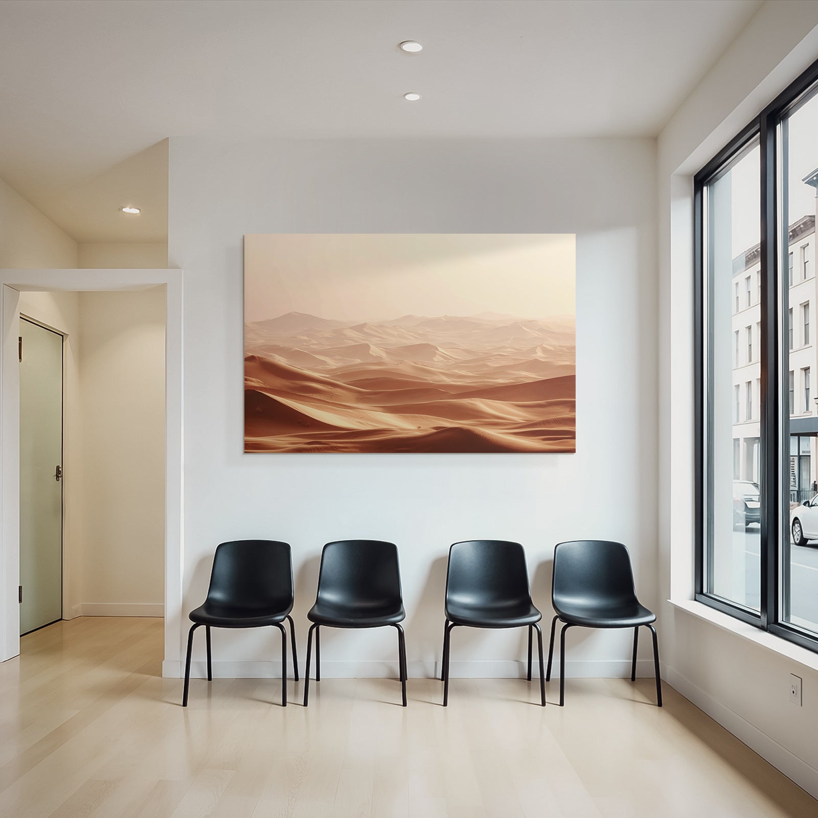 Deserts Desert landscape Sand dunes Soft light