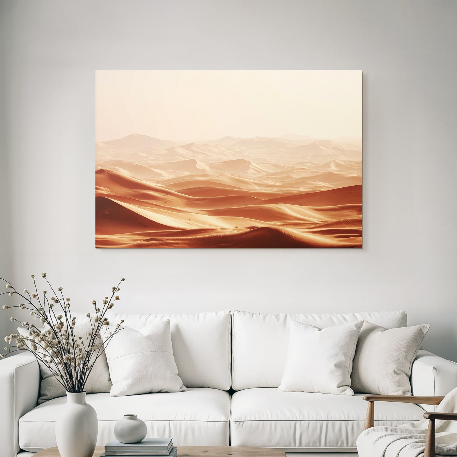 Deserts Desert landscape Sand dunes Soft light