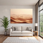 Deserts Desert landscape Sand dunes Soft light