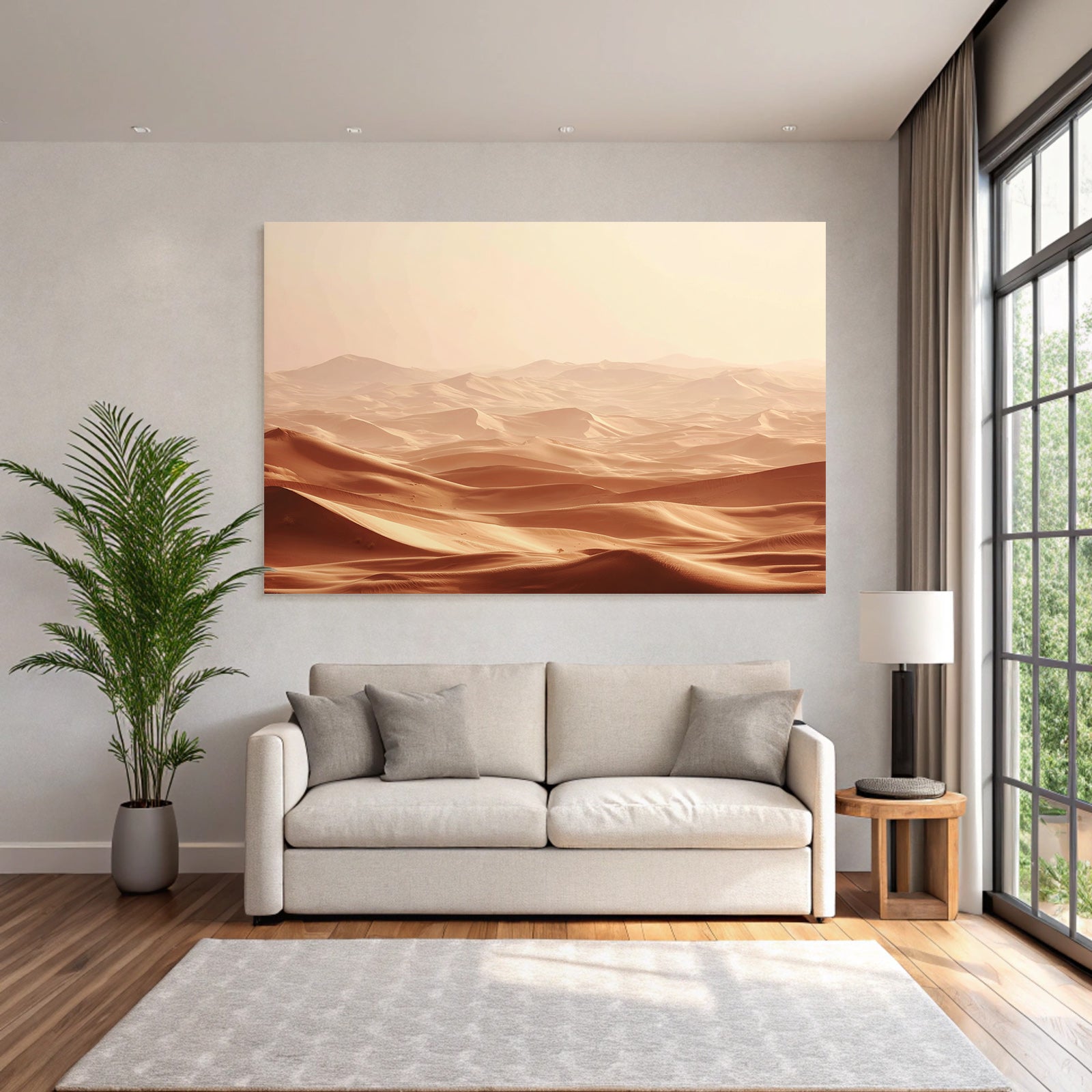 Deserts Desert landscape Sand dunes Soft light