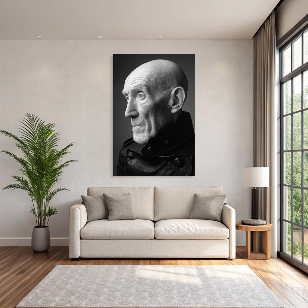 Based On The Image Description Aläscher Mann Mit Lederjacke Portrait