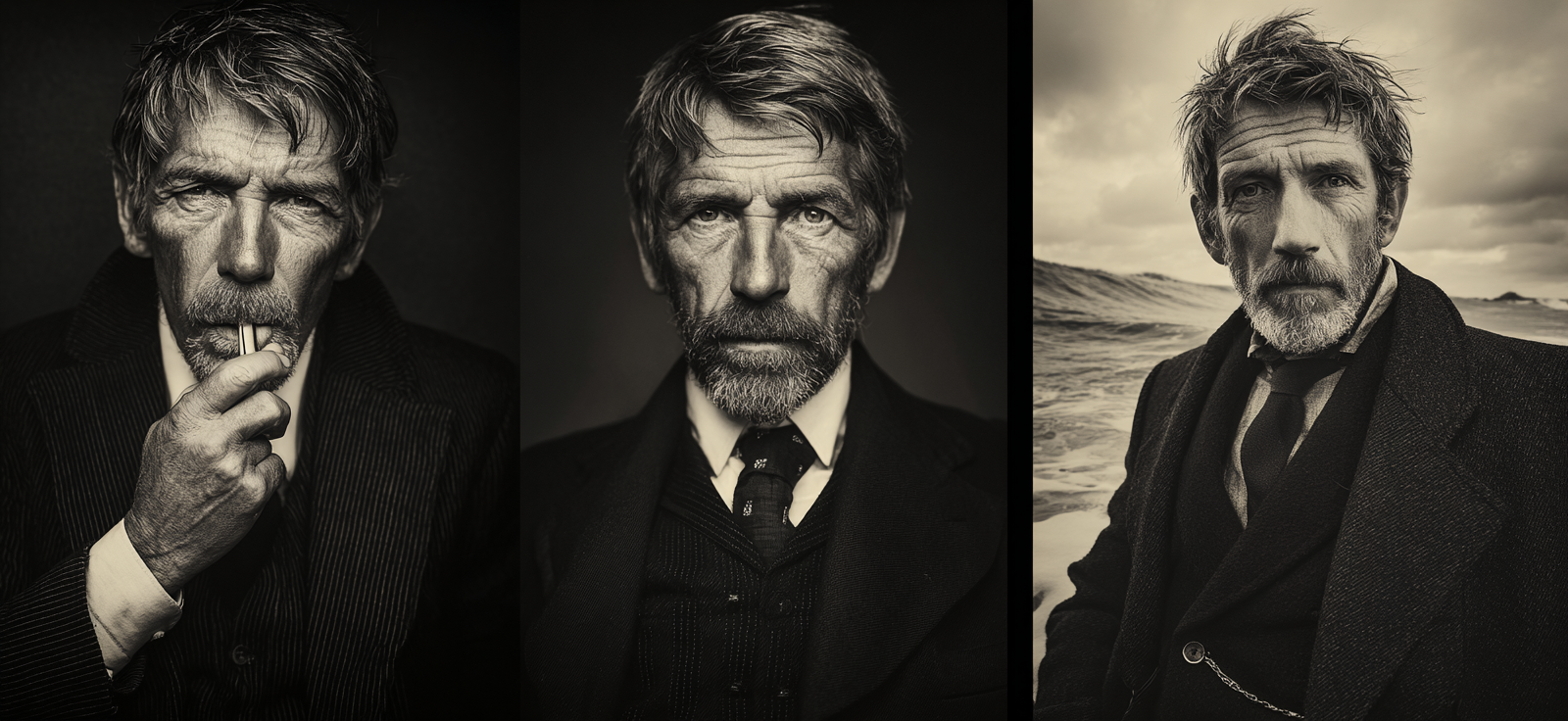 Alte Mann Portraits Vintage Ausdrücke | Frauen und Maenner | Menschen und Emotionen