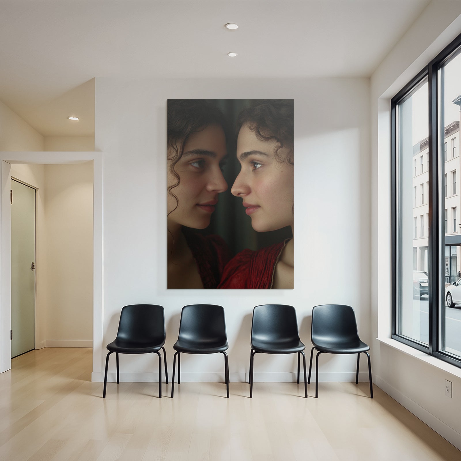 Porträts Intimität Zwischen Zwei Personen