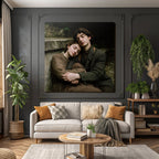 Portraits Close Relationship In Vintage Style