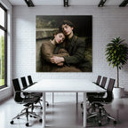 Portraits Close Relationship In Vintage Style