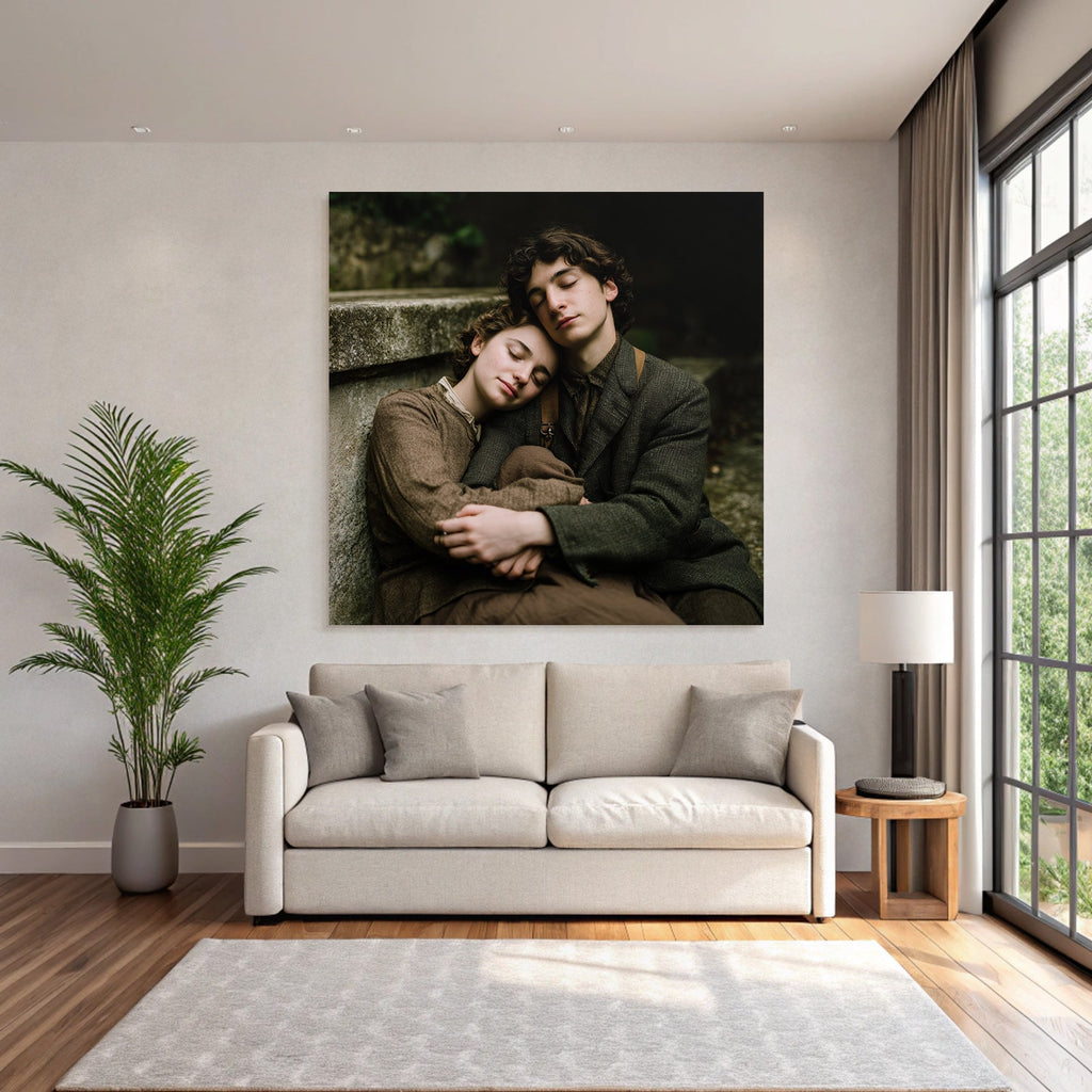 Portraits Close Relationship In Vintage Style
