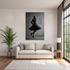 Fashion Fotografie Modell Mit Stilvollem Mantel Und High Heels