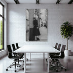 Schickes Portrait In Der Stadt Mit Person Und Wand