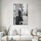 Schickes Portrait In Der Stadt Mit Person Und Wand