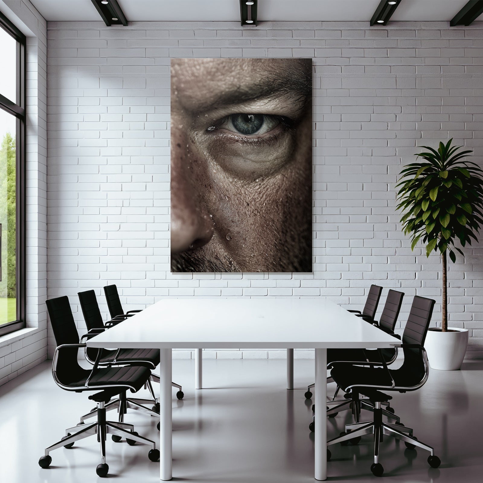 Augen Detail Gesicht Nahaufnahme Intensive Ausdruck
