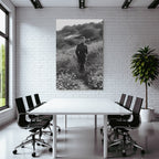 Modus Ausdruck Im Feld Mit Blumen Und Licht