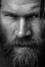 Nahaufnahme Monochrom Portrait Eines Mannes | Portraets | Menschen und Emotionen