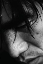 Nahaufnahme Porträt Augen Detail Schwarz Weiss Intimität | Portraets | Menschen und Emotionen
