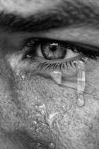 Naheaufnahme Eines Auges Mit Tranen Emotionale Ausdruck | Portraets | Menschen und Emotionen