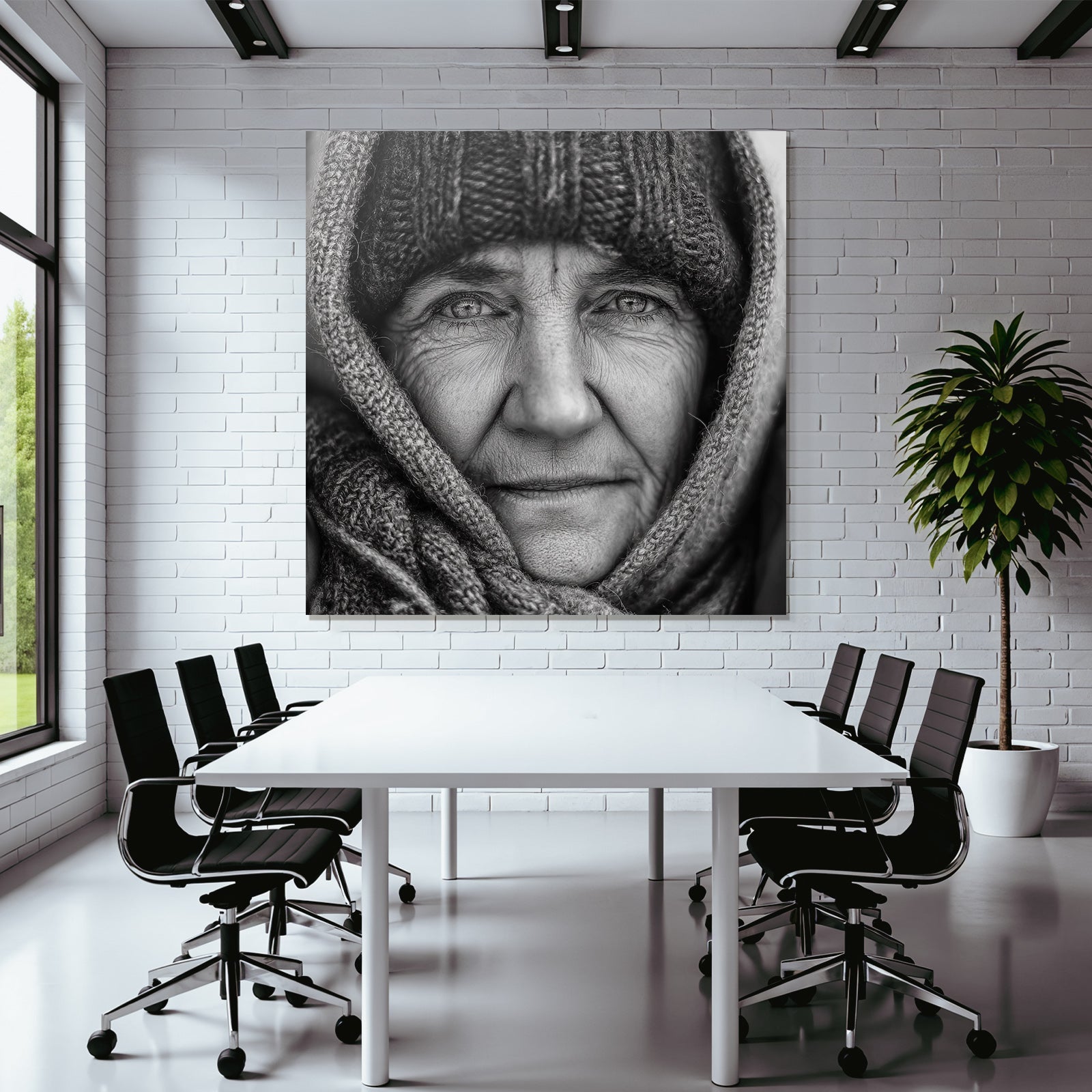 Nahaufnahme Schwarz Weiss Porträt Emotionen