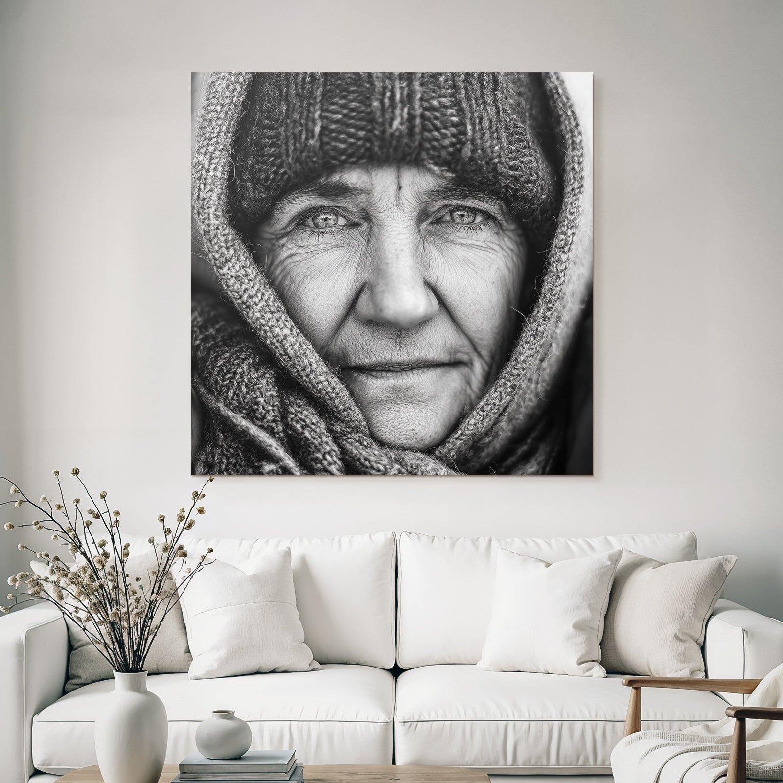 Nahaufnahme Schwarz Weiss Porträt Emotionen