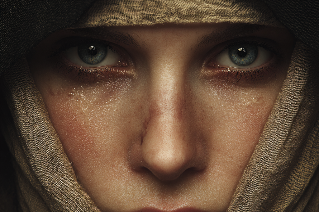 Nahaufnahme Portrait Einer Person Mit Eindrucksvollen Merkmalen | Portraets | Menschen und Emotionen