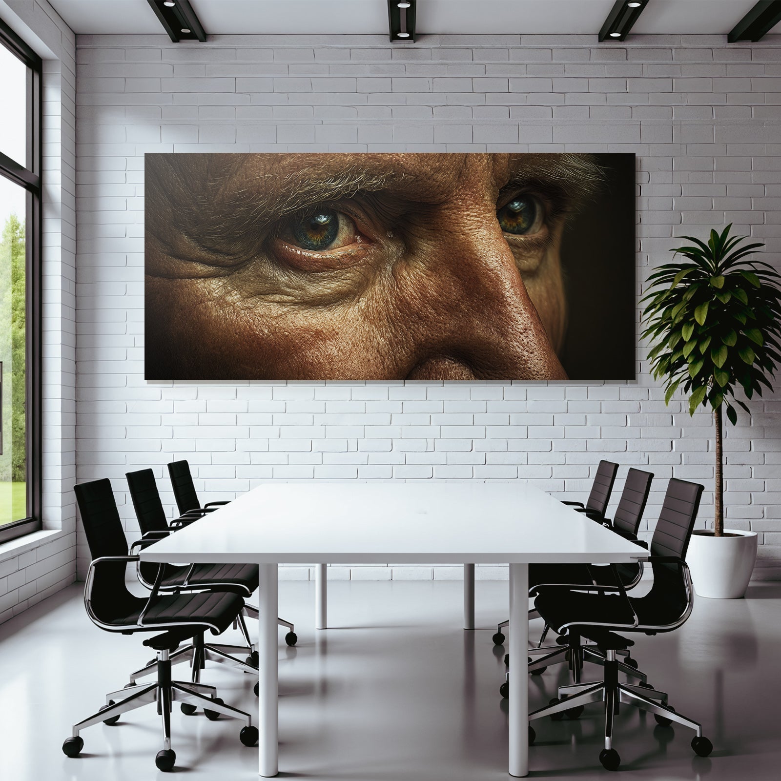 Alter Eindruck Augen Detail Wrinkles Hauttextur