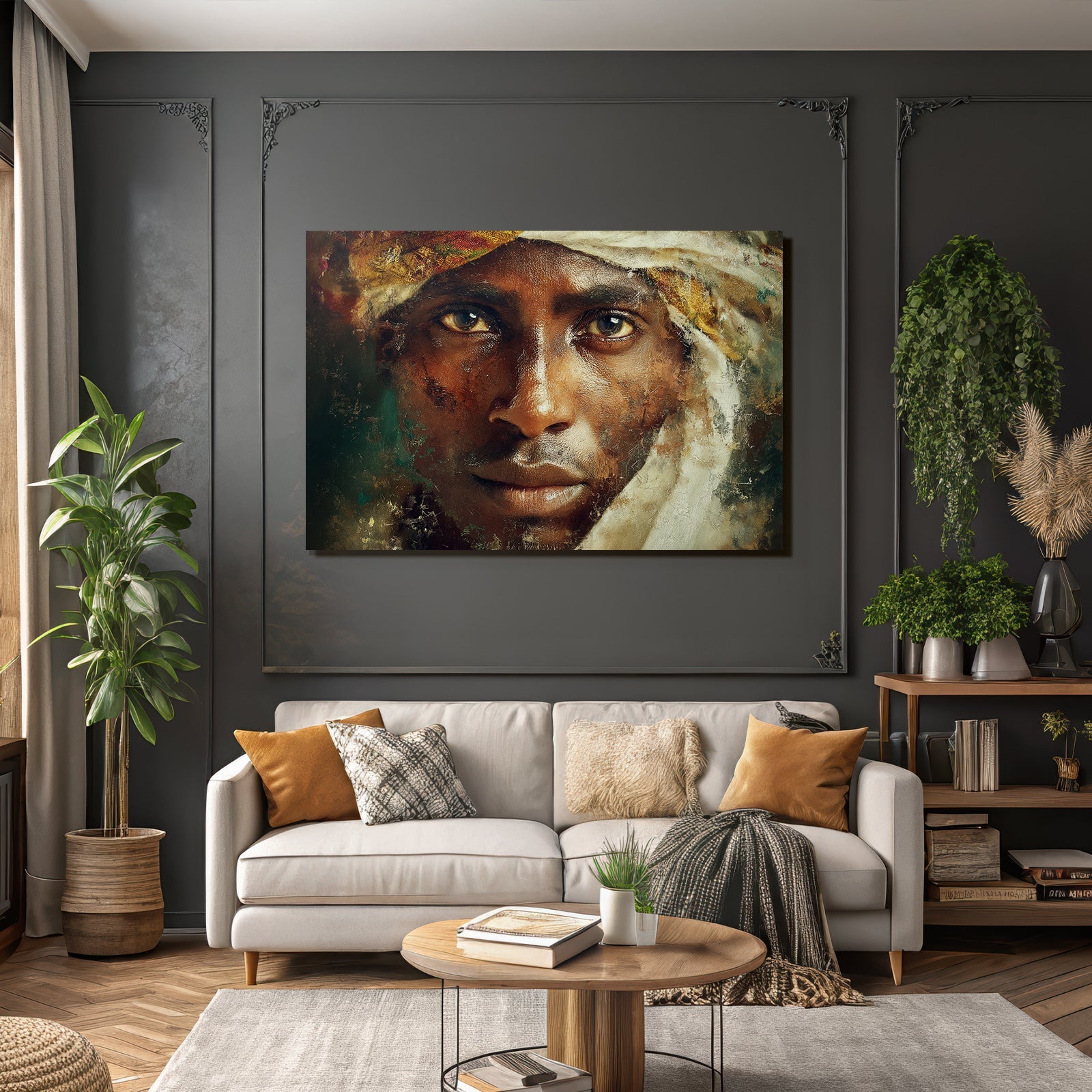 Ausdrucksstarker Gesichtsausdruck Portrait
